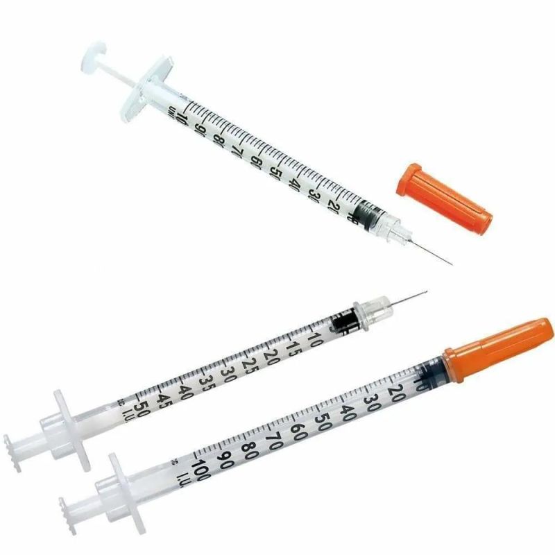 Disposable Insulin Syringe with Size 50/100units