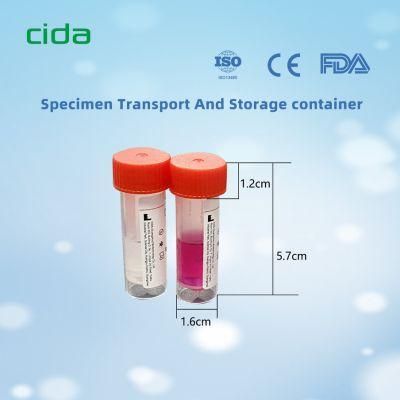 Virus Sampling Collection Tube Vtm Tube with FDA Certificate