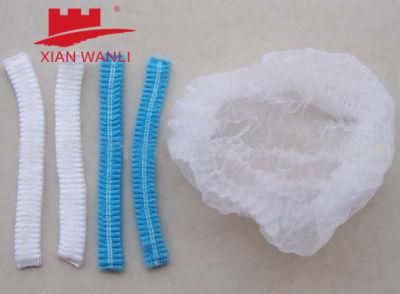 China 21 Inch, Disposable Factory Supply Bouffant Hat, Mob Cap, Clip Caps for Sale