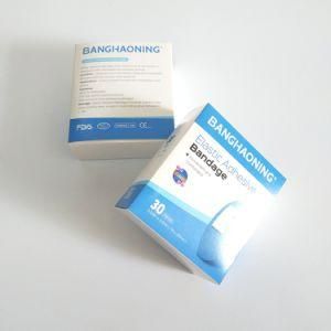 Blue 76*25 mm Elastic Fabric Medical Adhesive Bandage