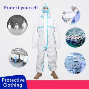 Protection Jumpsuit Isolation Protective Coveralls Disposable Safety Clothing