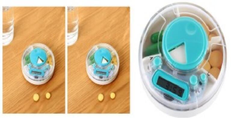 Promotional Gift for Medicine Box Timer and Travel Pill Case for Personal Pill Planner