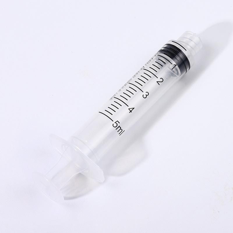 Medical Sterile Manual 5ml Syringe for Vaccine Injection