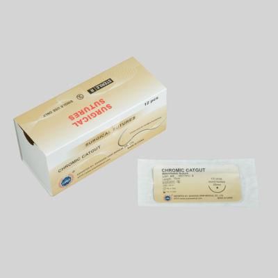 Medical Disposable Sterile Absorbable and Non Absorbable Pdo/Chromic Catgut/Silk/PGA Surgical Sutures