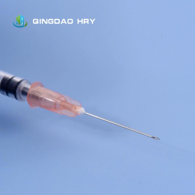 1ml Luer Lock Disposable Sterile Syringe with Needle Made of Medical PP CE FDA ISO 510K