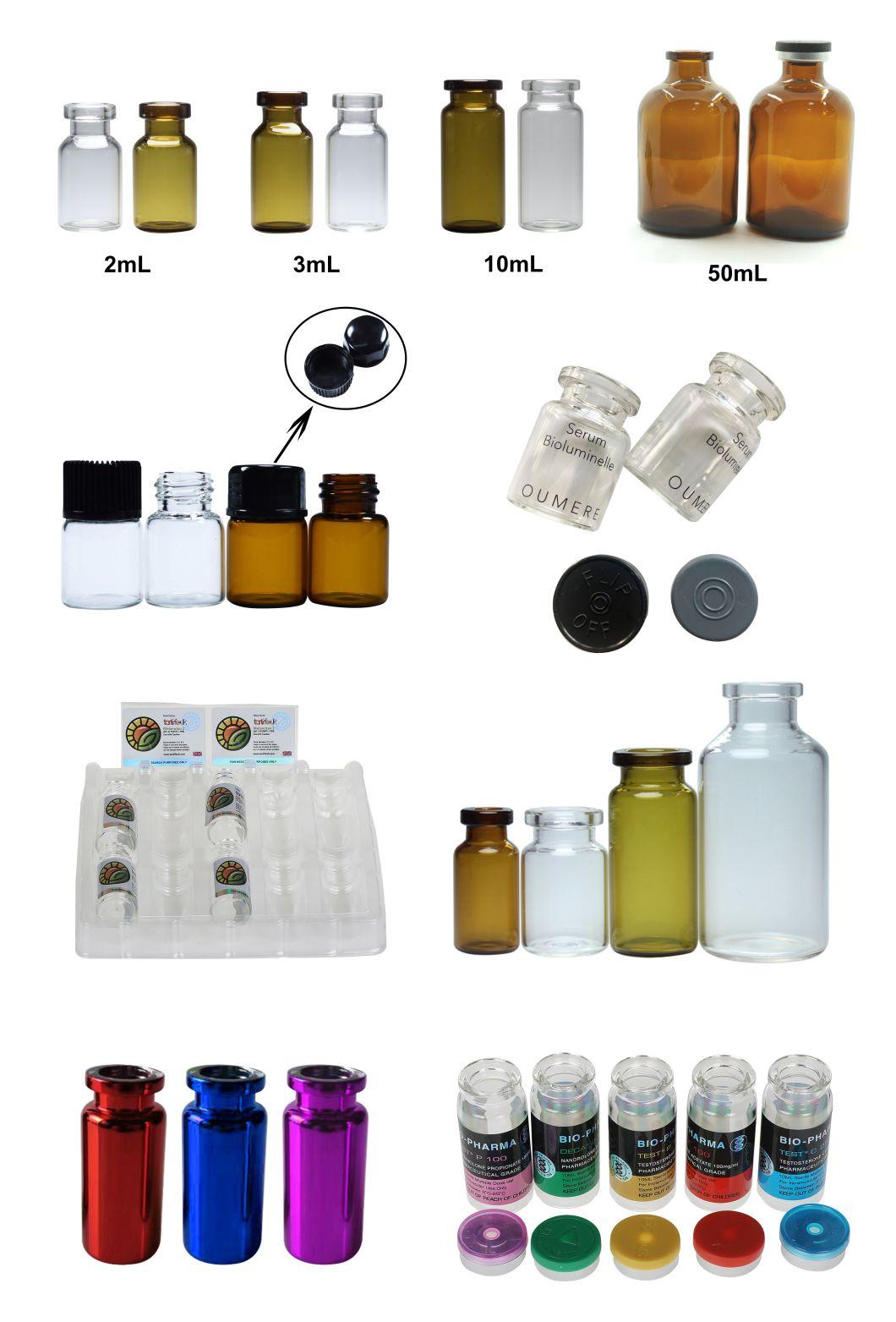 Professional Anti-Counterfeit Hologram 10ml Vial