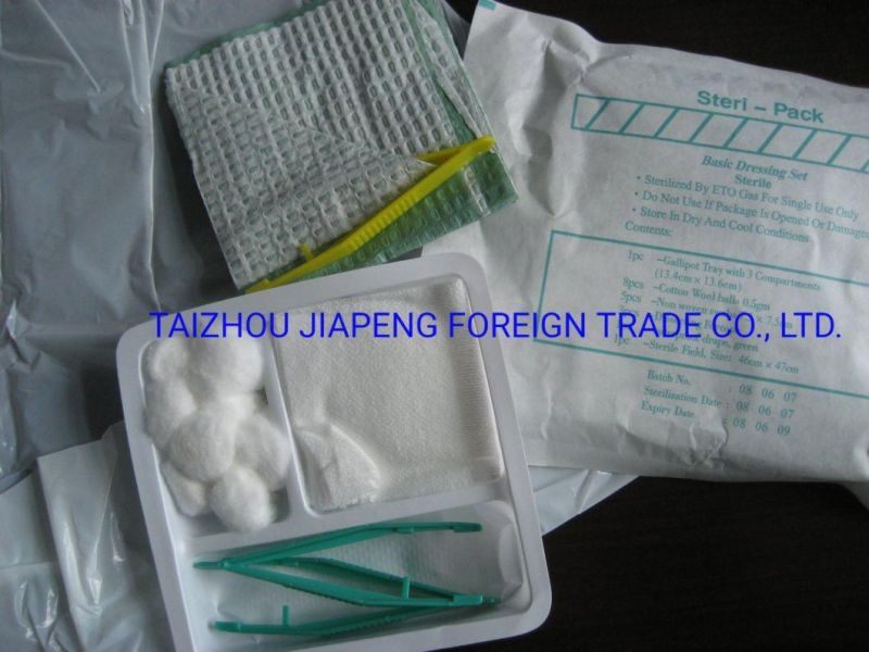 Disposable Sterile Basic Dressing Set Medical Wound Dressing Set