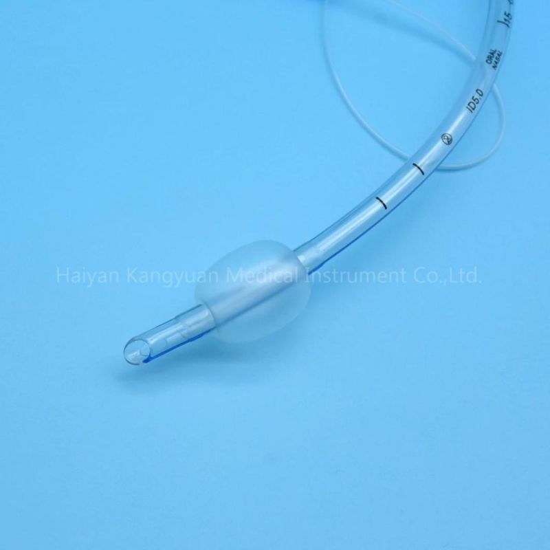 Cuffed or Uncuffed Nasal Preformed (RAE) Endotracheal Tube PVC for Single Use