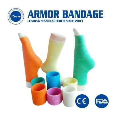 3inch Soft Surface Fiber Glass Orthopedic Casts Waterproof Fiberglass Casting Tape for Fractures