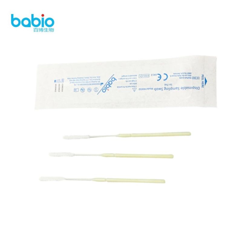 Nasopharyngeal Sterile Swab Disposable Medical Specimen Collection Nasal Swab