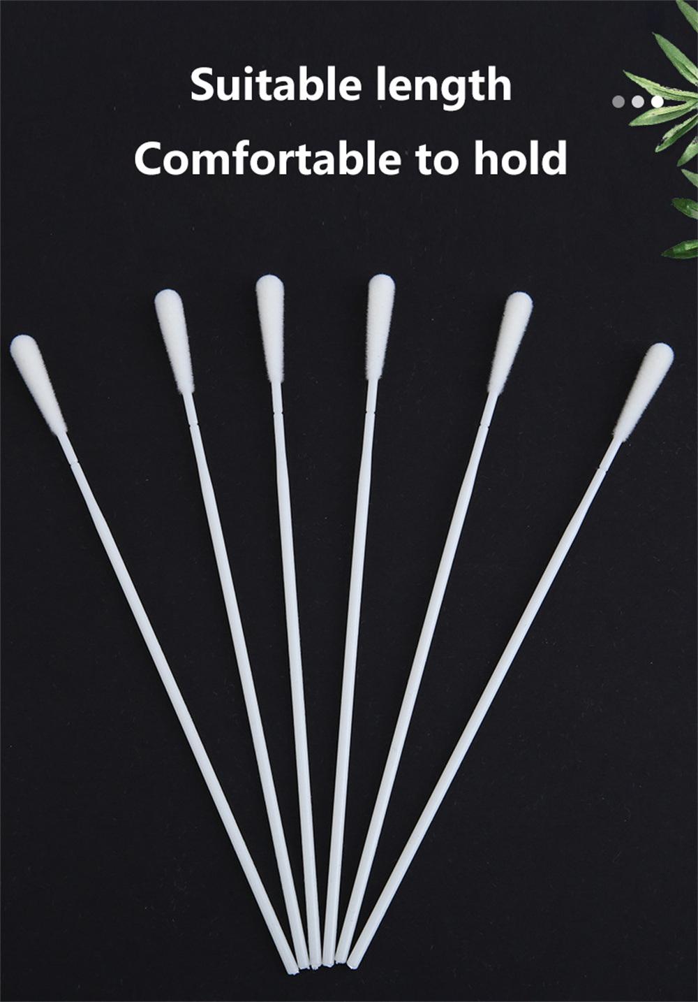 Nylon Tipped Swabs Flocking Breakable Disposable Nasal Swabs Sample Collection Cotton Swab