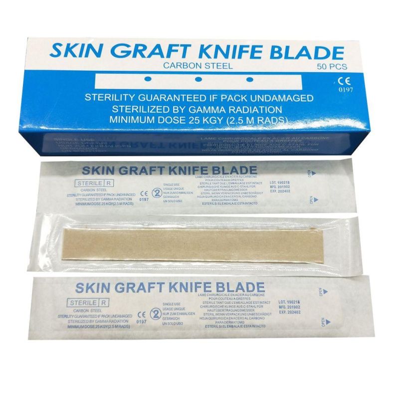 High Quality Surgical Stainless Steel Disposable Skin Graft Blade