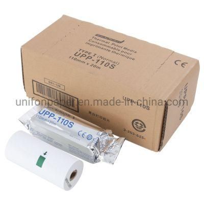 Ultrasound Thermal Glossy Paper Roll Upp-110s for Sony Medical Printer