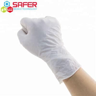 White Powder Free Non-Medical Nitrile Gloves with High Quality