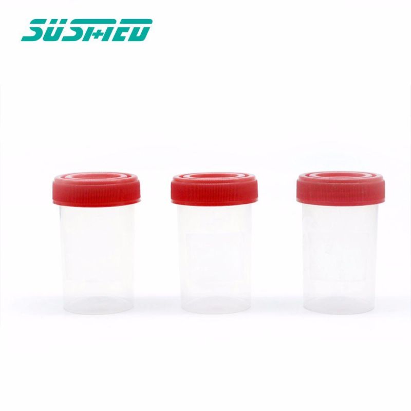 Transparent Urine Test Sample Urine Collection Cup 100ml
