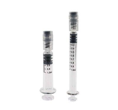 Pre Potted Luer Lock Plastic Syringe Disposable Laboratory Syringe