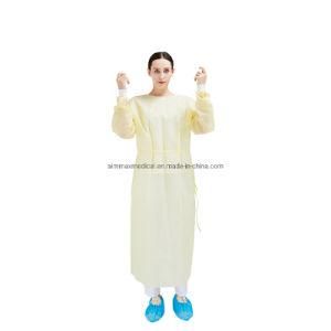 Disposable Isolated Clothing, PP+PE Medical Isolation Gowns - Elastic and Knitted Cuffs