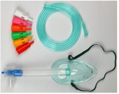 Factory Prices Disposable Pediatric Child Adult Sizes Medical PVC Oxygen Mask F