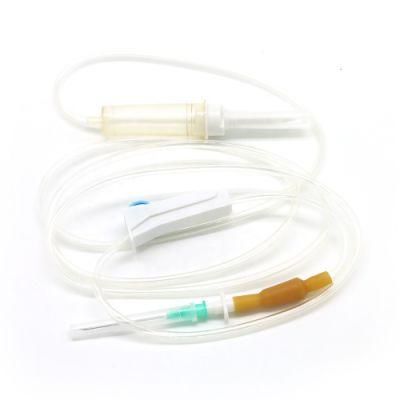Medical IV Infusion Set Disposable IV Infusion Kit PVC IV Giving Set