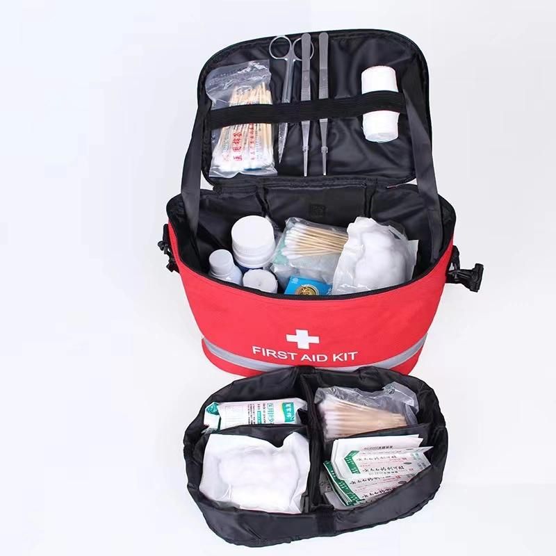 Straddle Medical Bag with Shoulder Strap Outdoor Family Emergency Bag