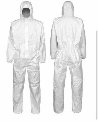 Lucky Star Disposable Coverall, Microporous Film Coverall, Non-Woven Protective Safety Coverall, Good Liquid Penetration, Against Minor Splashing
