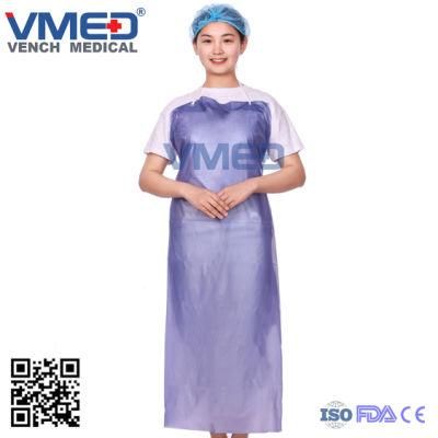 PVC Apron, Plastic Polyvinyl Chloride Apron, Individual Disposable PPE Products, Disposable Apron, Apron