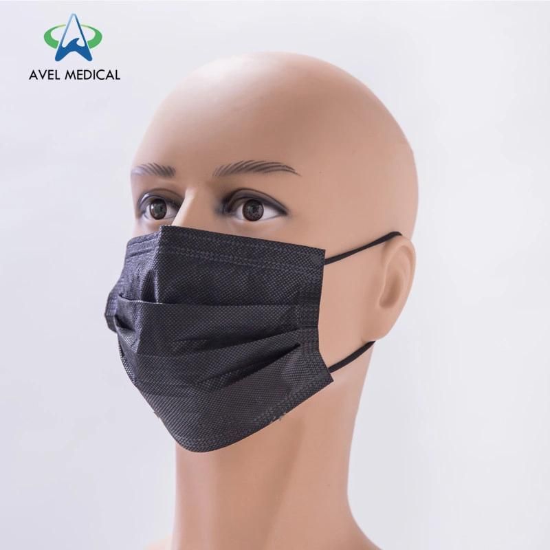 Custom 3 Ply Non Woven Fabric Earloop Disposable Face Mask FDA/En14683 Certificated Disposable Medical Use Face Mask with Earloop 3ply Disposable Hospital Use