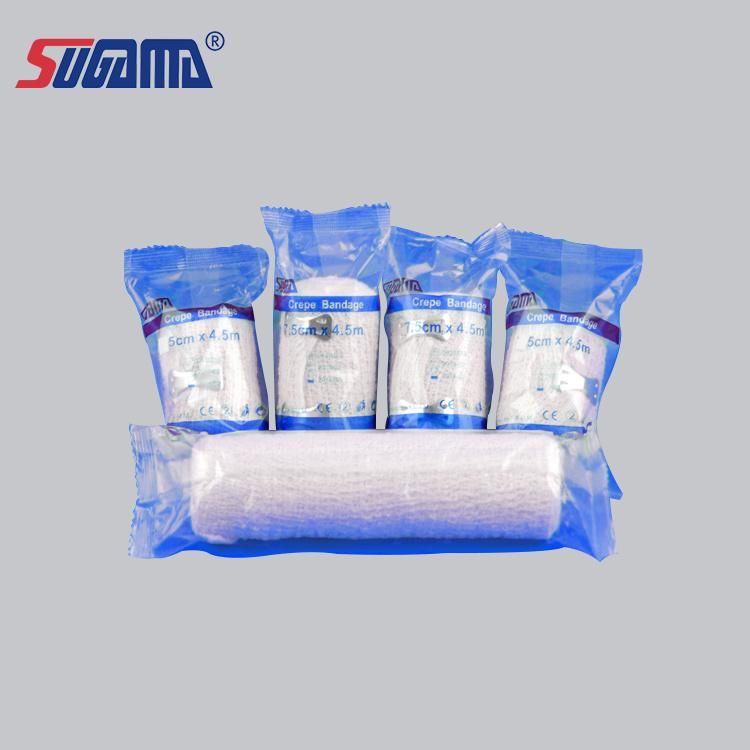 High Elastic Cotton Crepe Bandage for Medical Use