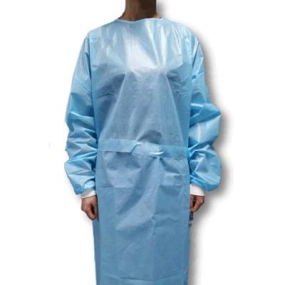 Reusable Isolation Gown Graphene Antibacterial Gown Anti-Static Aatcc 42 Level 1