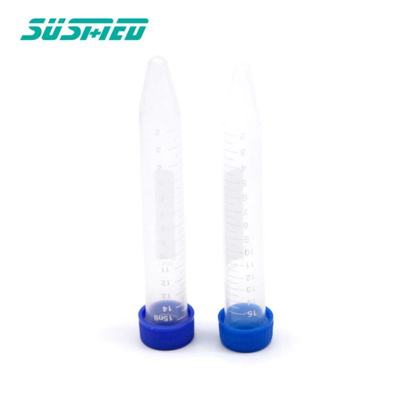 Plastic Centrifuge Tube with Graduation 50/15/10/7/5/1.5/0.5/0.2ml