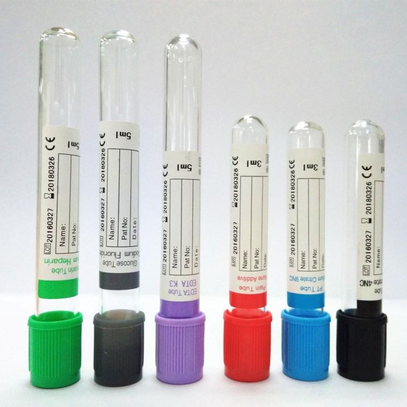 Medical Disposable Vacuum Pet Glass Serum Blood Collection Tube