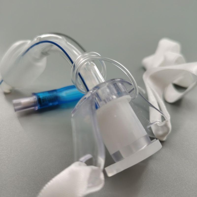 Disposable Cuffed or Uncuffed Tracheostomy Tube with Inner Cannula