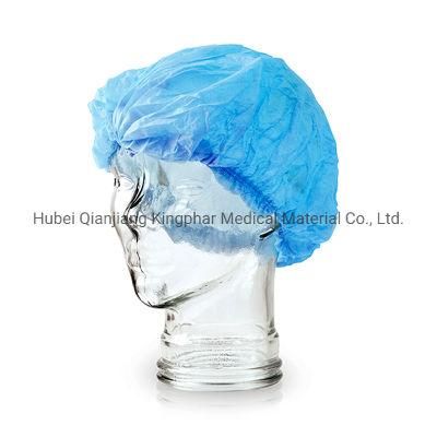 Disposable PP Non Woven Strip Clip Cap Bouffant Head Cover Mop Cap Nonwoven Cap PP Cap Shower Bathing Hotel Cap Strip Cap Round Cap Hair Cap