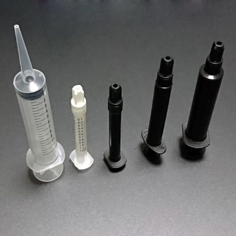 Disposable Plastic Triple Curved Dental 3 Ways Syringe for Oral
