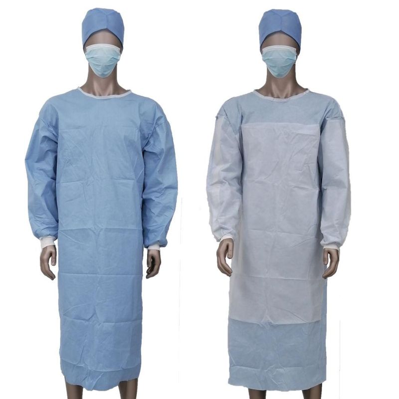 Disposable Surgical Medical Gown, Isolation Gown