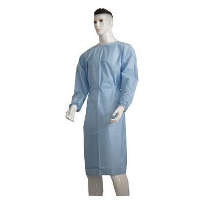 Medical Protective Clothing Coverall PP PE Isolation Gown