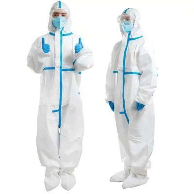 Full Body Coverall Protection Disposable Medical Protective Suit