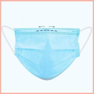Disposable Medical Masks. Doctors Use Three-Layer Respirators for Medical Care with Ce
