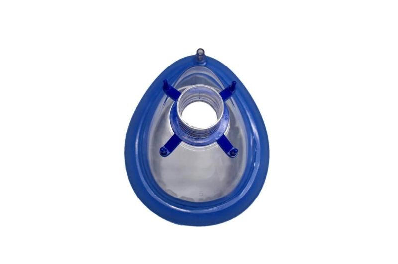 High Quality Medical Breathing Apparatus PVC Transparent Anesthesia Mask for Hospital Use