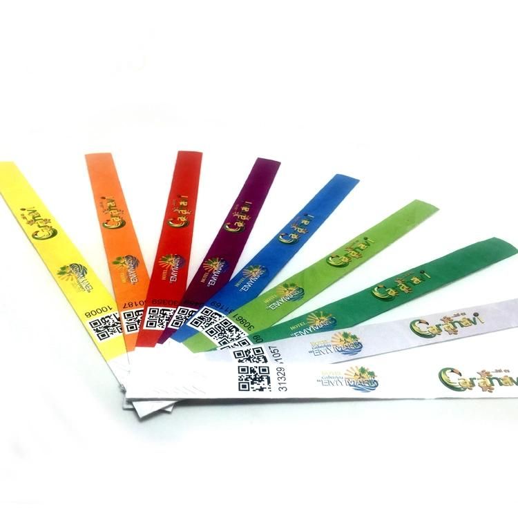 Full Color Printing Tyvek ID Wristband