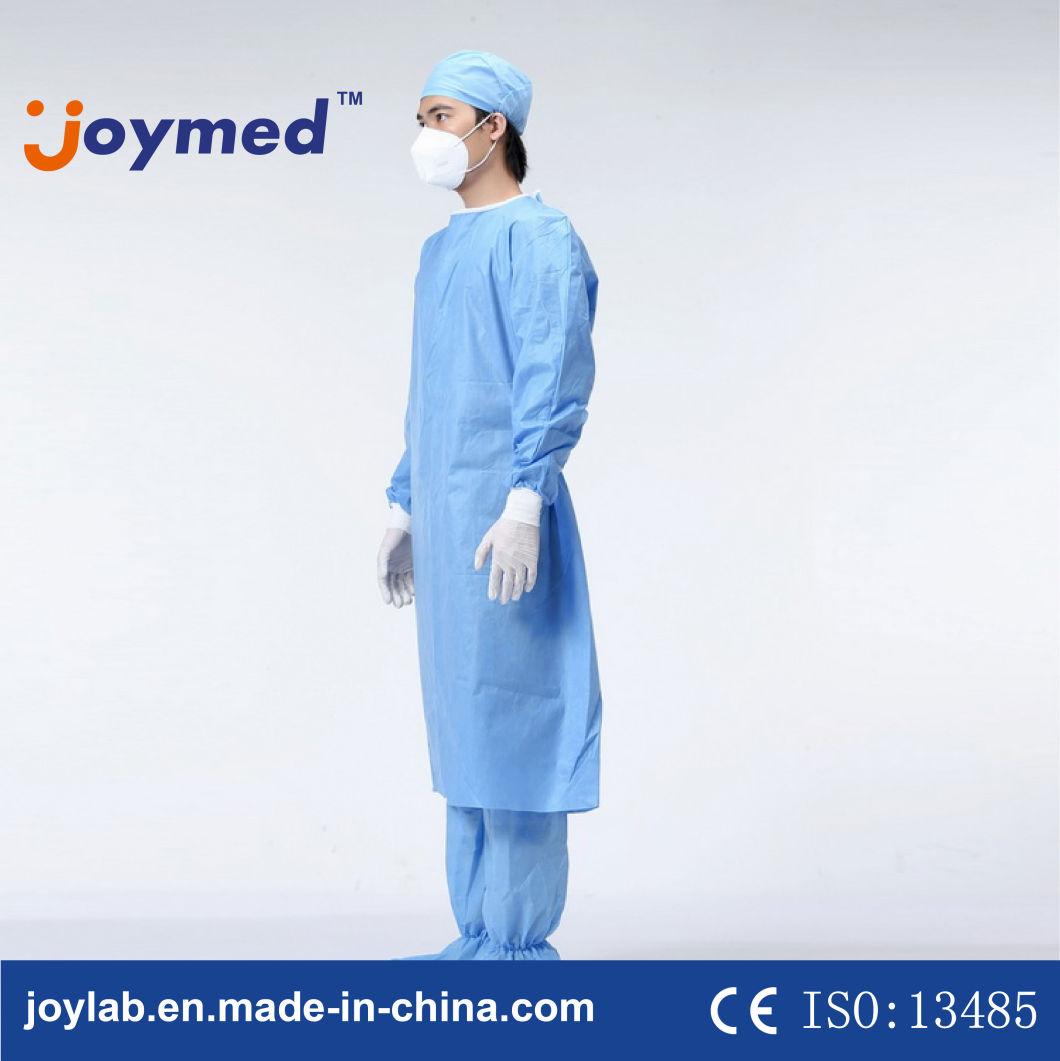 SMS Doctor′s Sterile or Non-Steriel Surgical Gown Isolement Blouse Chirurgicale Disposable Patient Medical Isolation Gown