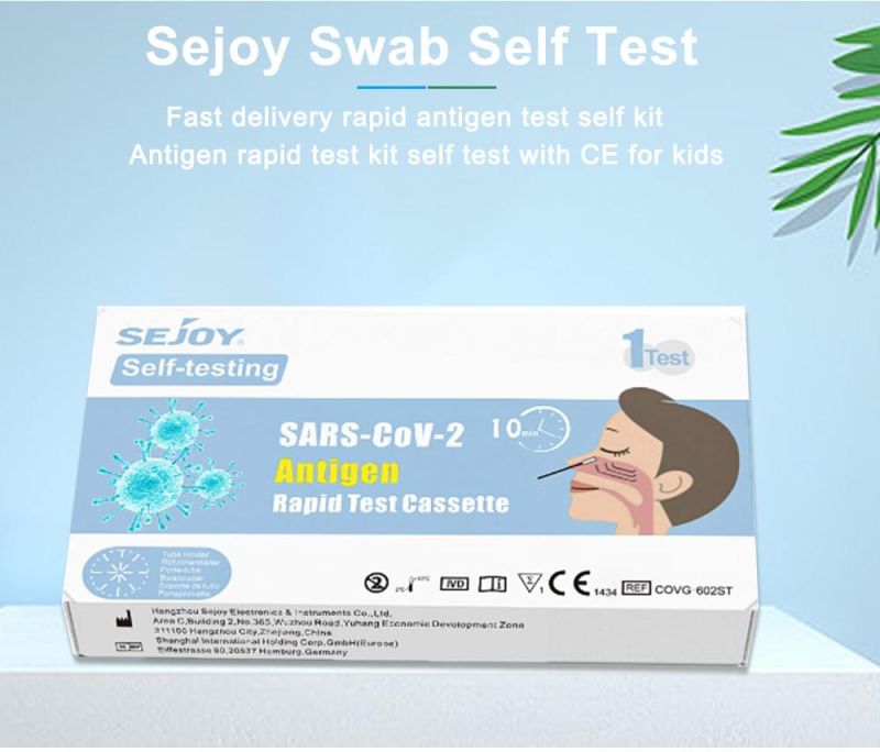 Sejoy CE Mark Whitelist Virus Rapid Antigen Test Kit (25/box)
