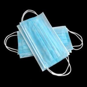Yy/T0969 Certificated 3ply Disposable Ear Loop Medical Face Mask Nonwoven Medical Blue Color for Sale