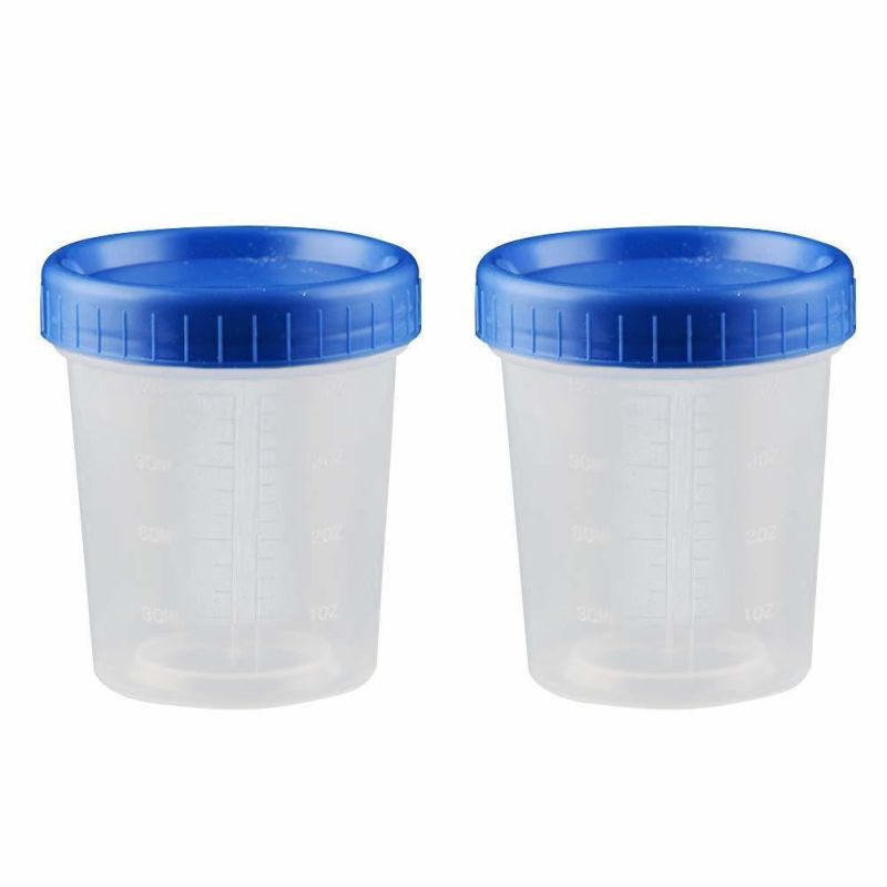 CE Certified Sterile Specimen Urine Cup Collection Container with Different Volumes