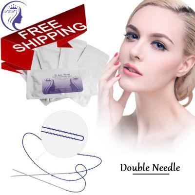 Hot Sale Surgical Innovative Face Lifting Double Needle Cone Cog Pdo Thread