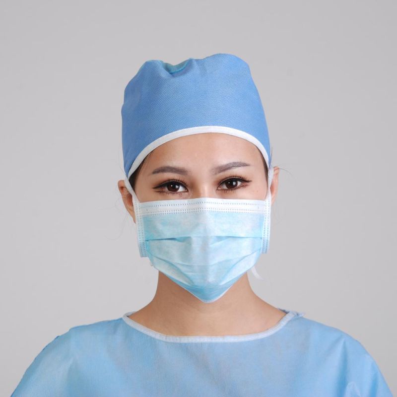 SMS Disposable Non Woven Surgical Cap Direct Supplier