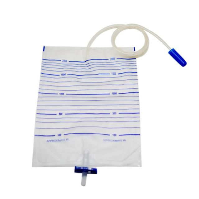 Medical Disposable Adult Cross Collection Outlet Valve Urine Leg Bag