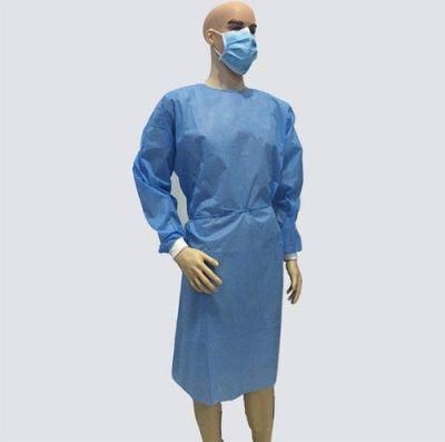 Good Price Protective Clothing Disposable PP Medical Surgical Isolation Gown