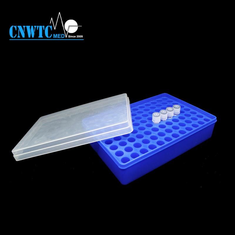 Lab Plastic 96 Well Cryotube Freezing Box