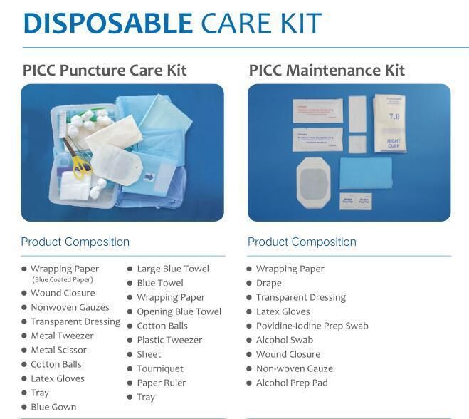 Picc Dressing Kit Central Line Wound Care Set Pack Supply